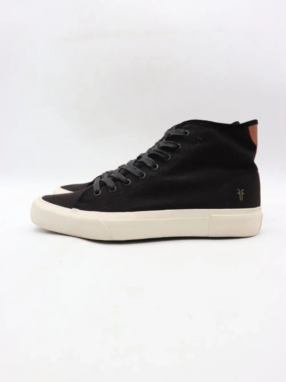 Frye Ludlow Sneakers Men's Size 9.5 M Black Canvas Casual High Top Sneaker